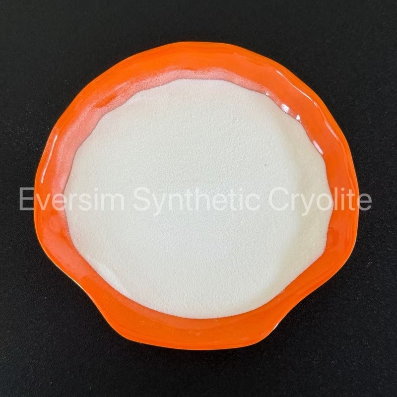 Ανόργανες χημικές λευκές αμμουδιές Na3AlF6 CH-1/CM-1 Συνθετικός κρεολίτης για τη βιομηχανία κεραμικών και γυαλιών